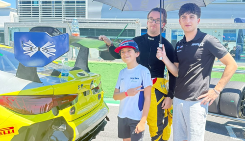 El próximo fin de semana, Santiago, correrá la segunda fecha del Campeonato Italiano de Karting, en la pista de La Conca. (Foto: Manuel de León)