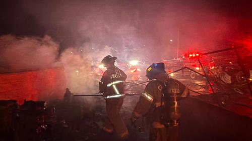 Solo se reportaron daños materiales. (Foto: Bomberos Voluntarios)