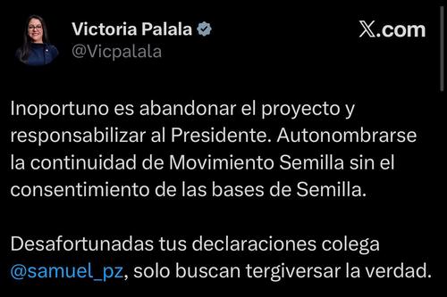 Diputados afines a Semilla y Raíces mantienen posturas distintas dentro del Congreso. (Imagen: captura de pantalla)