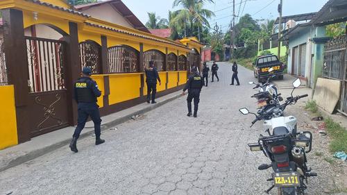 Investigadores de la SGIC a través de la DIPANDA y DEIC trabajan junto al Ministerio Público para cumplir con las diligencias necesarias. (Foto: PNC)