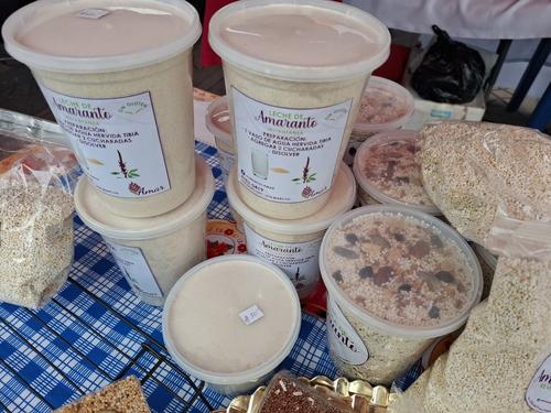 La leche de amaranto destaca como uno de los productos principales del emprendimiento. (Foto: Josué Ardeano/Colaborador)