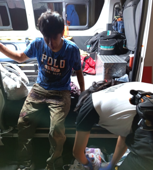 Ambos jóvenes fueron trasladados a un centro asistencial. (Foto: CVB)