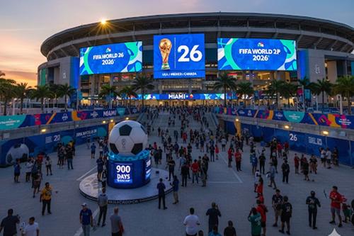 El estadio de Miami tiene capacidad para al menos 65 mil espectadores.