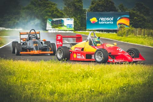 Ver a los autos tipo fórmula en la pista, es uno de los atractivos especiales, que tiene el Campeonato Nacional de Automovilismo. (Foto: Los Volcanes)