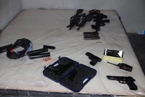 Investigadores localizaron un inmueble vinculado al Barrio 18. (Foto: PNC)