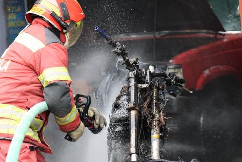 El incendio ocurrió dentro de una vivienda en Boca del Monte. (Foto: Bomberos Municipales)