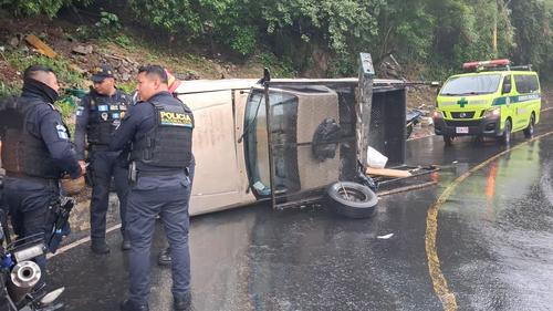 (Foto vía: Policía Municipal de Tránsito de Villa Nueva)