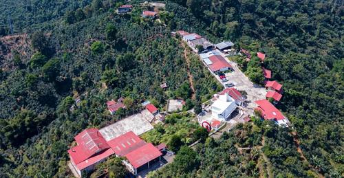 La Finca La Soledad en El Palmar, Quetzaltenango, está rodeada de naturaleza, ideal para desconectar del ajetreo urbano. (Foto: droneologistuk)