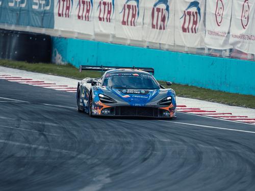 Un McLaren 720S GT3X, del equipo NacentE Racing, ha sido el compañero ideal de Juan Diego Hernández, durante la temporada 2026. (Foto: GT Challenge)