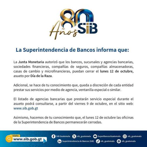 Comunicado del SIB. (Foto: SIB)