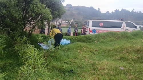 El hallazgo ocurrió en la aldea Xesuc, Paraje Vista Hermosa. (Foto: Bomberos Voluntarios)