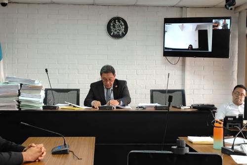 El juez Delmar González, a cargo del juicio de extinción de dominio contra la exvicepresidenta Roxana Baldetti. (Foto: Archivo/Soy502)