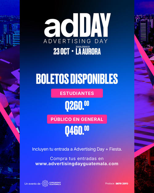 Advertising Day, ideas, estudiantes, agencias, marketing, comunicación, diseño, publicidad, Guatemala, Soy502