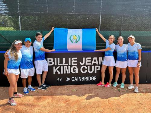 Alcanzó grandes resultados junto a otras tenistas guatemaltecas en la Billie Jean King Cup. (Foto: meli_morales90)