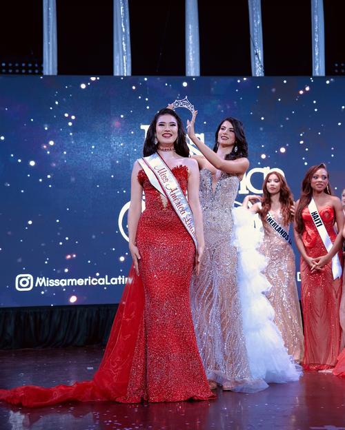 Thelma Gabriela Girón Recinos, Miss América Latina del Mundo 2026, coronada, guatemala, soy502, noticias, fama, gente 1