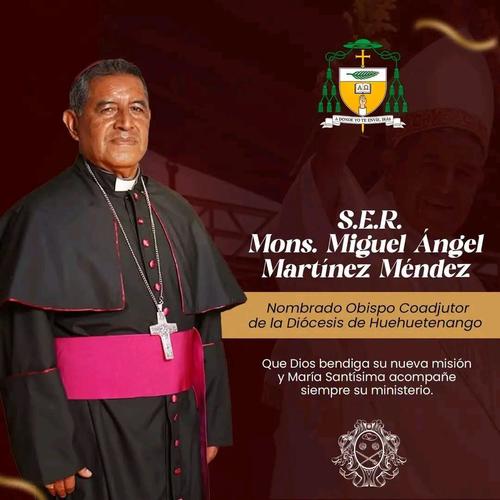 León XIV, Papa, Obispo, Huehuetenango, Miguel Angel Martinez Mendez, guatemala, soy502, noticias