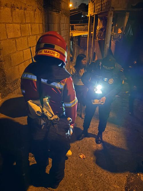 El ataque ocurrió en la colonia La Verbena, zona 7. (Foto: Bomberos Voluntarios)