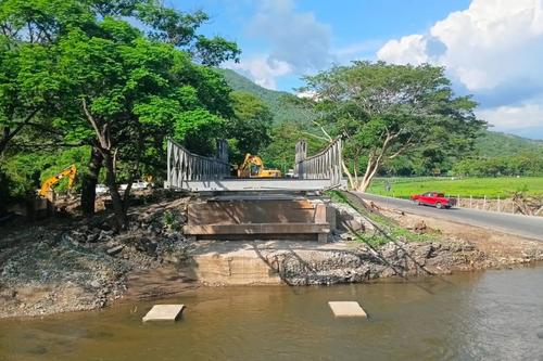 Puente Güijo, CIV, Dirección General de Caminos, CA-9 Norte, Usumatlán, Zacapa, puente modular, infraestructura vial, 02
