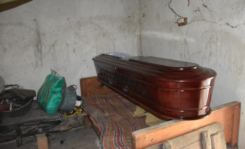 La caja donde se encontraba Yuleidy quedó en un cuarto abandonada. (Foto: Archivo)