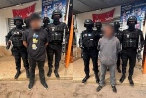 Los capturados quedaron bajo disposición de la justicia. (Foto: MinGob)