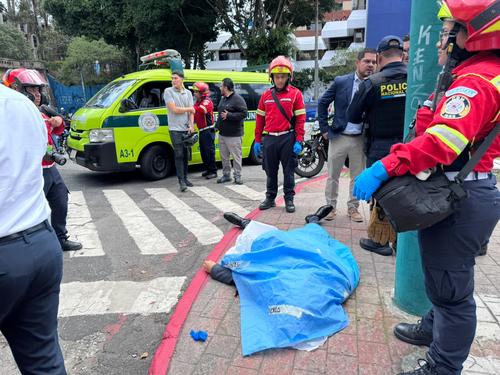 La PNC maneja preliminarmente la hipótesis de una bala perdida. (Foto: Bomberos Municipales)