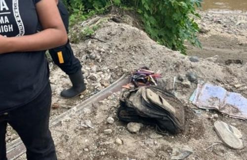 La mochila de la víctima fue hallada en el río. (Foto: Eunise Valdez/Colaboradora)