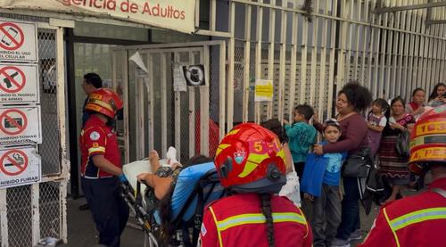La mujer herida fue identificada como Angélica Jolón de Gramajo. (Foto: CMB)