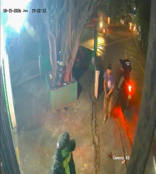 Una cámara de vigilancia captó el ataque contra un menor de edad en Retalhuleu. (Foto: Ángel Revolorio)
