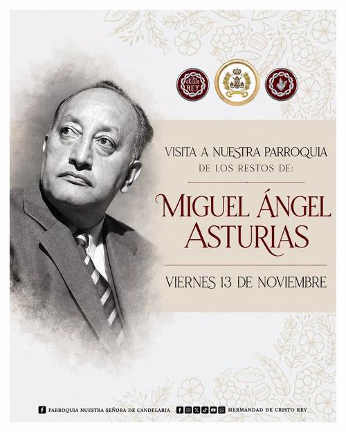 Miguel Angel Asturias, fecha, actividades, regreso, soy502, guatemala, noticias, guate, historias 502 1