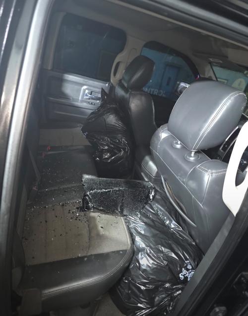 El hallazgo ocurrió en el kilómetro 132.1, en jurisdicción de Pasaco, Jutiapa. (Foto: PNC)