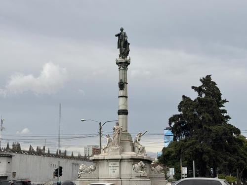 La escultura de García Granados forma parte del conjunto histórico de la Avenida La Reforma. (Foto: Alejandra Sánchez)