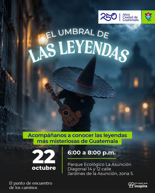 La primera actividad será el 22 de octubre. (Foto: MuniGuate)