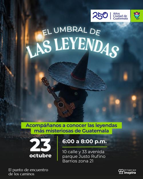 El evento se realizará la noche del 23 de octubre. (Foto: MuniGuate)