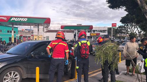 El ataque ocurrió cerca de la colonia Quinta Samayoa. (Foto: Bomberos Municipales)