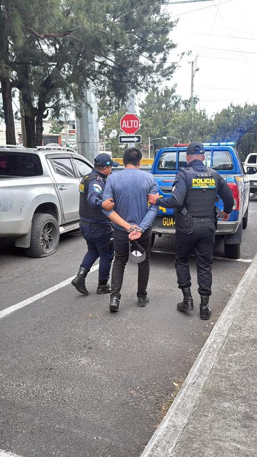 Guillermo “N”, de 33 años, fue detenido como presunto responsable del robo. (Foto: PNC)