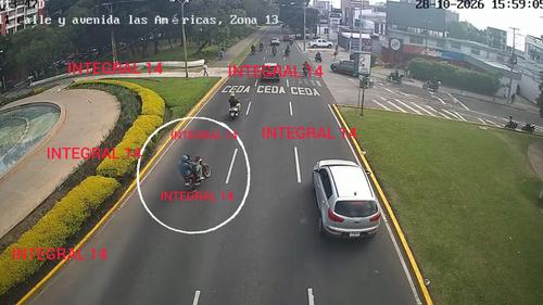 Cámaras de seguridad permitieron ubicar a los presuntos responsables del ataque armado. (Foto: Cortesía)
