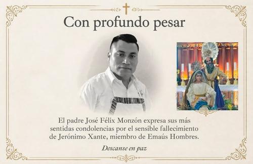 Jerónimo Xanté Lobos, de 34 años, era presidente del Mercado Municipal de Villa Canales. (Imagen: Parroquia San Joaquin Villa Canales)