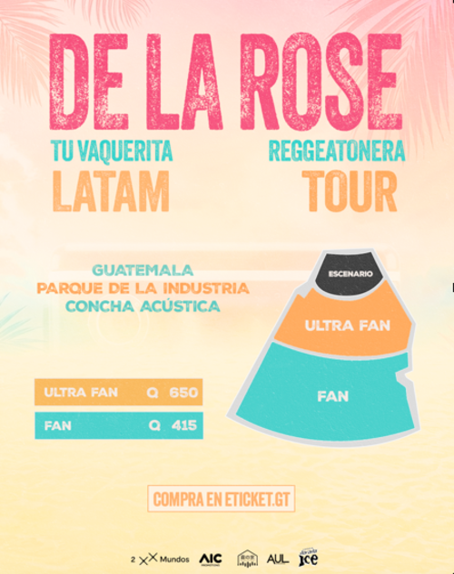 De La Rose, Guatemala, vaquerita reggaetonera, show, guatemala, soy502, fama, musica 2