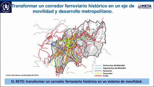 Fases estipuladas para construir el Metroriel. (Foto: Gobierno de Guatemala/Soy502)