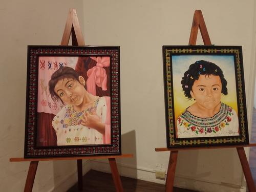 El artista maya poqomchi' ha llevado sus obras a exposiciones internacionales. (Foto: Edwin Guá/Colaborador)