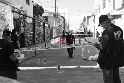 El cuerpo del joven quedó sobre el asfalto. (Foto: José Pos / Colaborador)
