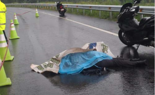La escena el mortal accidente. (Foto: redes sociales)