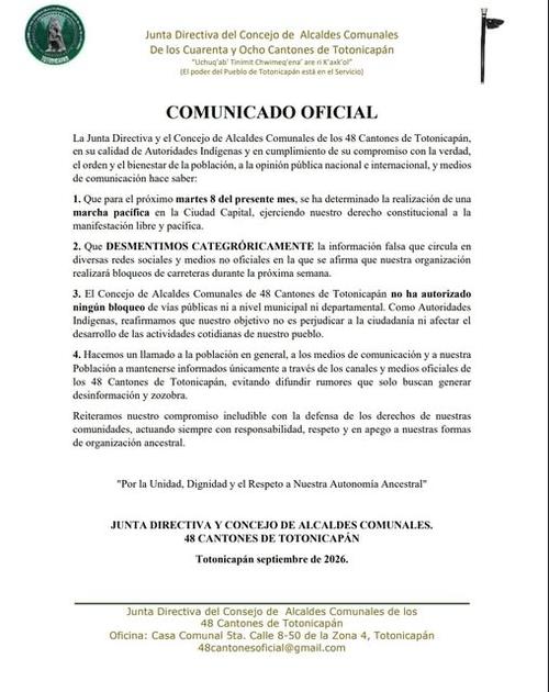 (Foto vía: 48 Cantones Oficial/Facebook)