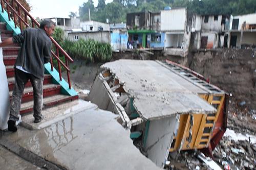 Parte de una vivienda colapsó en el sector 4 de Villahermosa 1. (Foto: José Luis Pos/colaborador)