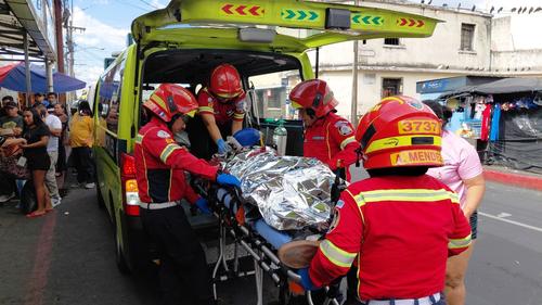 La segunda víctima resultó herido por proyectiles de arma de fuego. (Foto: Bomberos Municipales)