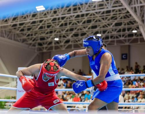 En el tramo semifinal de los Juegos Centroamericanos y del Caribe superó a Cindy Claudio, de las Islas Vírgenes Estadounidenses. (Foto: Carlos Vicente/Colaborador)