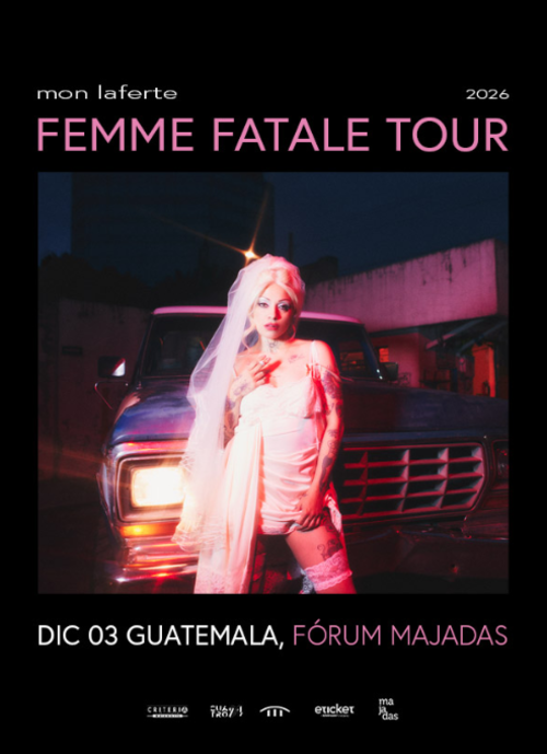 Mon Laferte, Guatemala, Femme Fatale Tour, noticias, Soy502 1