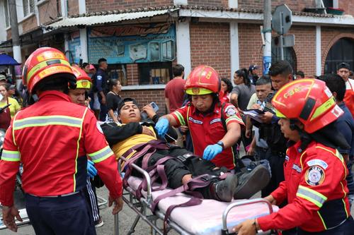 El joven herido fue identificado como: Leonardo Mucu, de 18 años. (Foto: CBM)