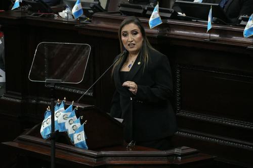 Claudia Paredes destacó la independencia judicial y el fortalecimiento del Estado de derecho. (Foto: Wilder López/Soy502)