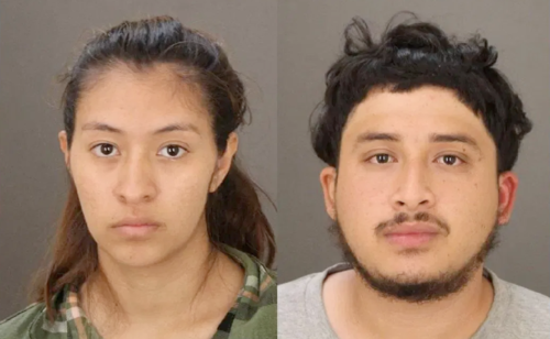 Los guatemaltecos Katerin Monzón Alvarado y Óscar Pineda son los presuntos responsables del crimen. (Foto: Fox Baltimore)